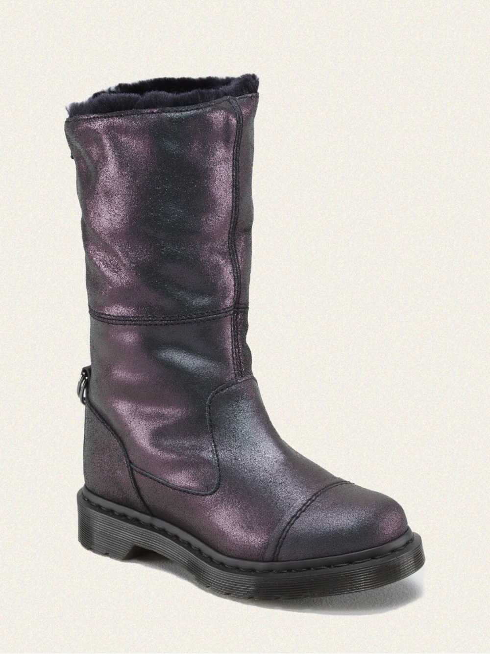 Dr. Martens Pasha Crackle Suede Boot